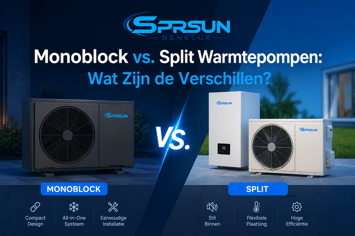 Monoblock vs. Split Warmtepompen