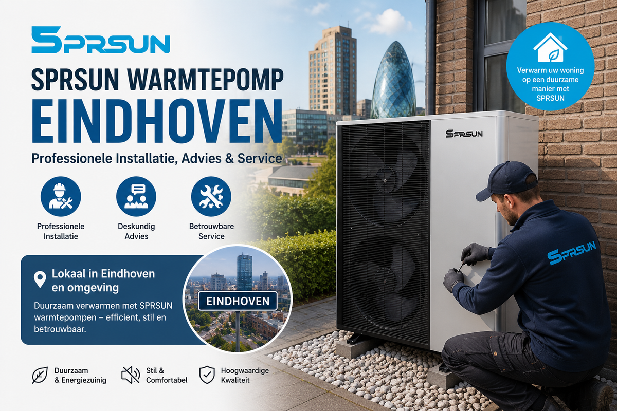 SPRSUN Warmtepomp Eindhoven