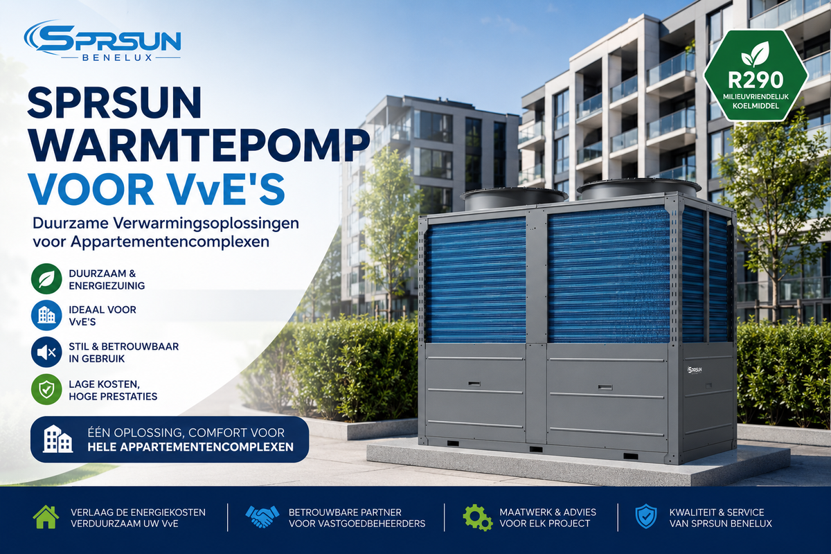SPRSUN Warmtepomp voor VvE's