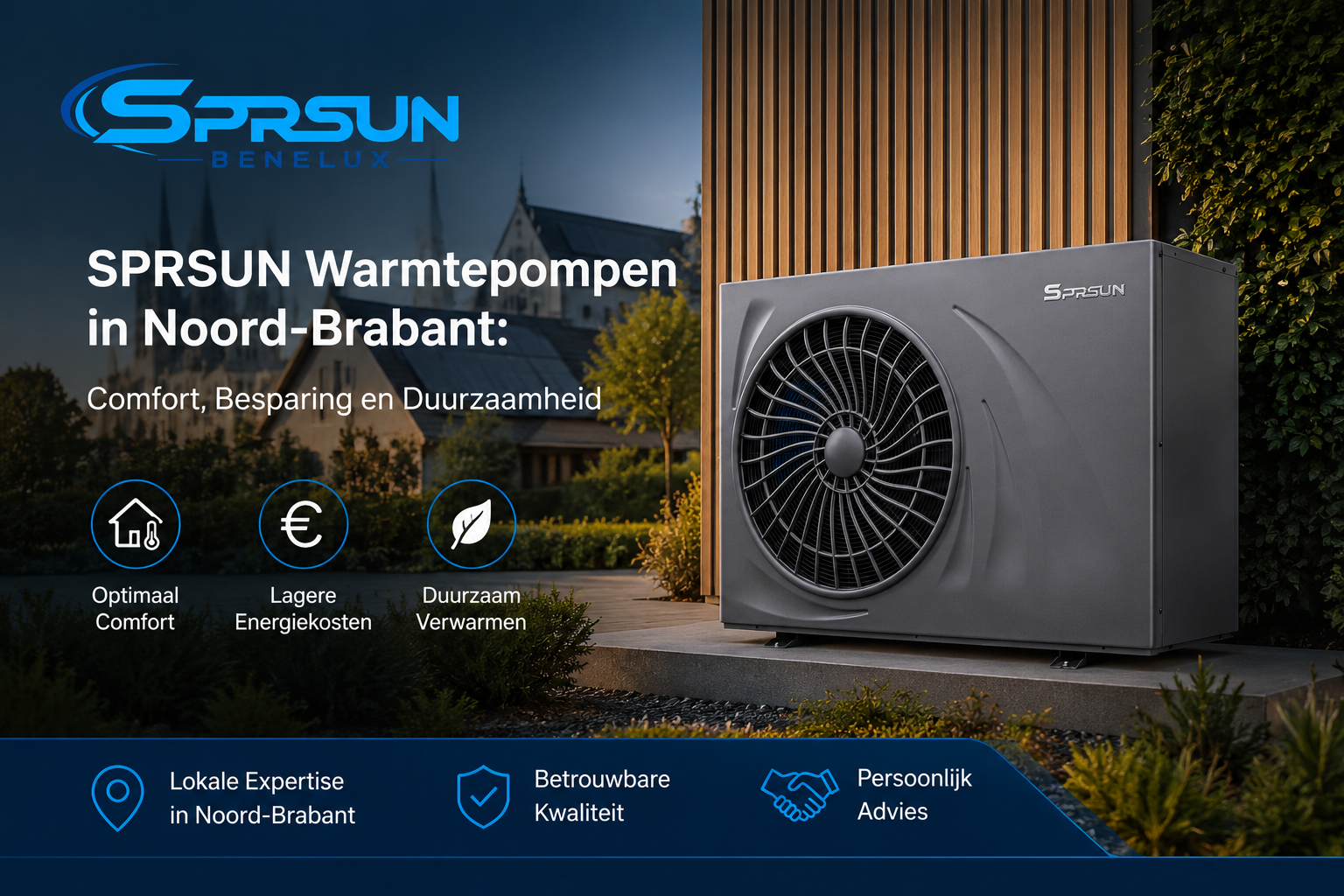 SPRSUN Warmtepompen in Noord-Brabant