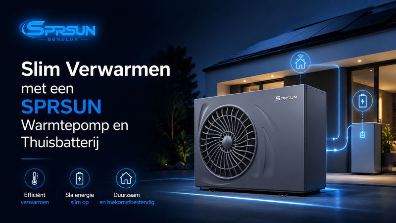 SPRSUN Warmtepomp en Thuisbatterij
