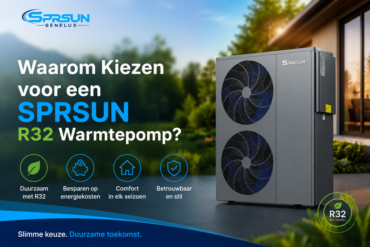 Waarom Kiezen voor een SPRSUN R32 Warmtepomp?